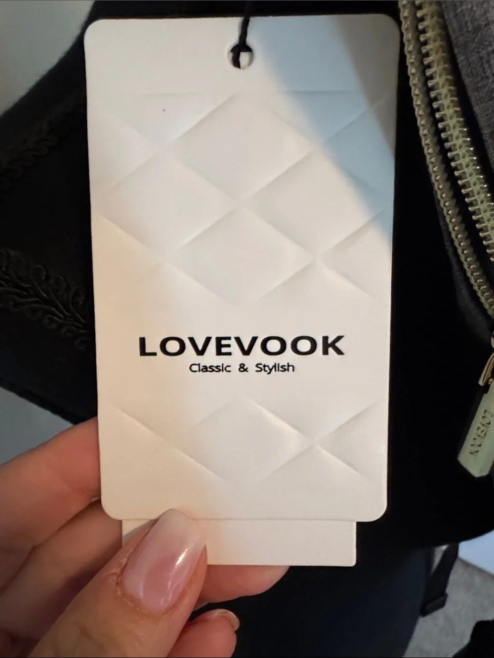 Lovevook Gray Women's Laptop Backpack Tote BNWT